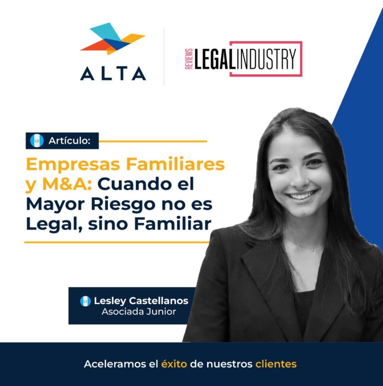 Empresas Familiares y M and A-Lesly Castellanos-ALTA Legal